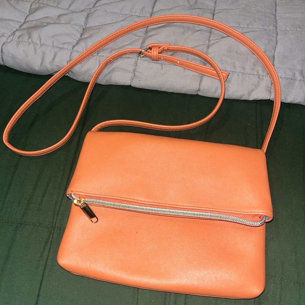 orange wild & fable shoulder bag